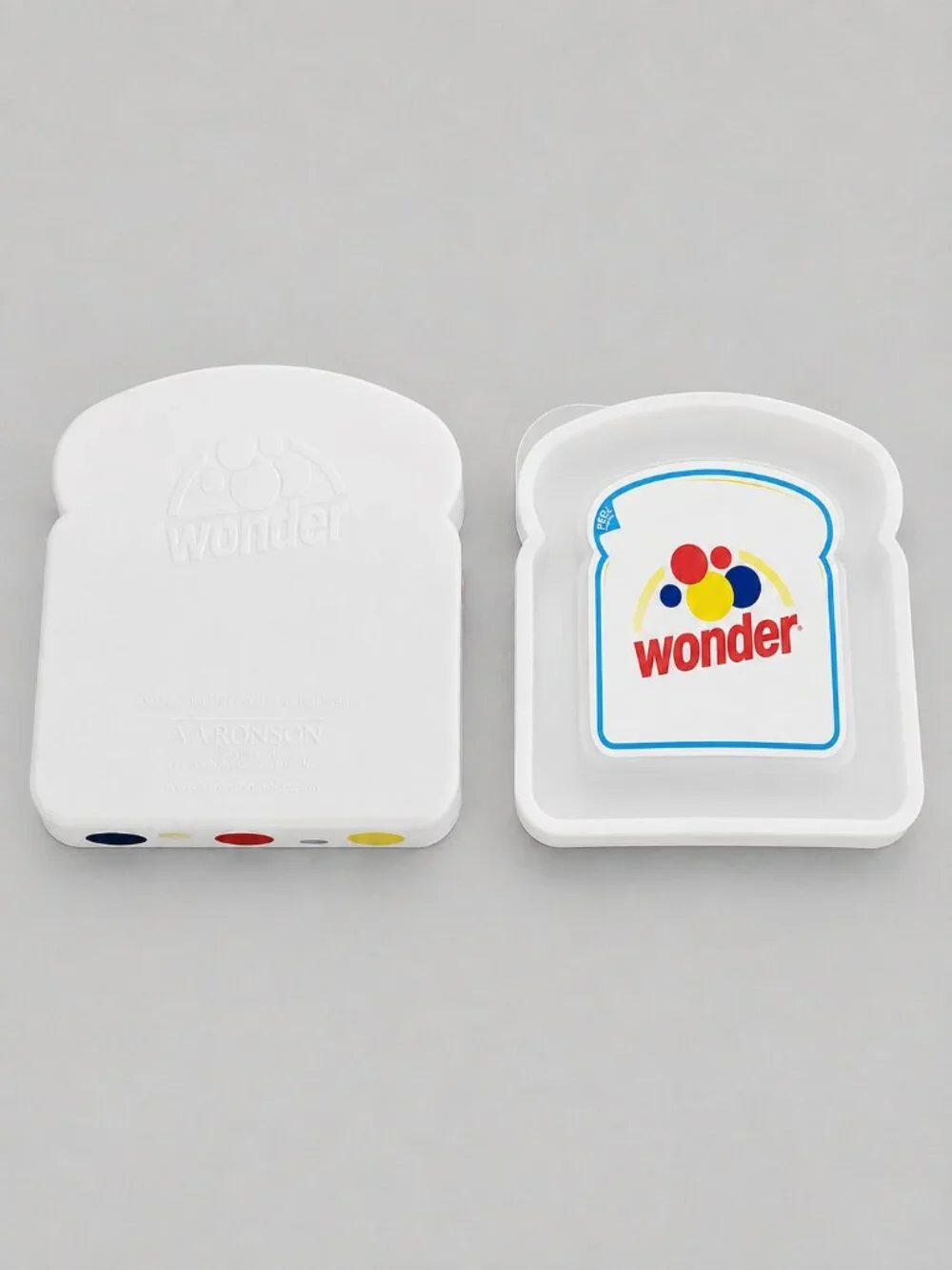 Wonder Bread Vintage Sandwich Tray Plastic Food Storage Container Retro